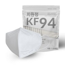 지원정 새부리형 마스크 대형 KF94, 25개입, 4개