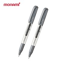 모나미 네임펜 M 실버 은색 굵은글씨 낱개, 6개, 단일옵션