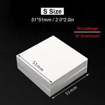 환자용침대 일회용 치과 혼합지 S/M/L 실험실 소모품 시멘트 파우더 혼합 패드 주걱 클리닉 재료 150 매, 01 150 Sheets - S Size