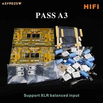앰프 HIFI PASS A3 싱글 엔드 클래스 A 파워 앰프 30W 지원 XLR 입력 PCB/DIY 키트/완성 보드, 02 DIY Kit