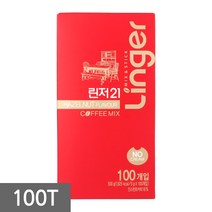 린저21 헤이즐넛향 커피믹스 스틱형, 100개, 100개