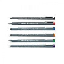 스테들러 피그먼트 라이너 308 디자인 라인펜, 0.3mm 브라운