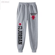NBA 시카고 불스 마이클조던 23 크림 기모 조거 팬츠 가을 겨울 에슬레져 룩 트레이닝 복 허벅돼 하체 비만