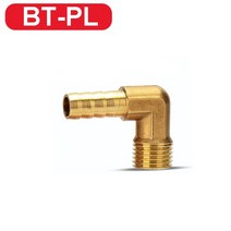 황동 파이프 피팅 6mm 8mm 10mm 호스 바브 테일 1/8 1/4 3/8 1/2 1 BSP 수 커넥터 조인트 구리 커플러 어댑터, [03] BTPL, [02] 8MM, [02] 3/8