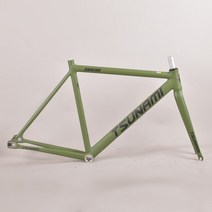 TSUNAMI-SNM100 고정 기어 자전거 700C 알루미늄 프레임 단일 속도 픽시 풀 바이크 트랙 산업용 베어링 휠 V 브레이크 픽스드 픽시109055, 녹색 전체 자전거_55cm(176cm-183cm) |