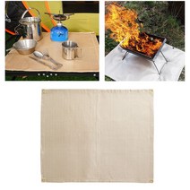 야외 야영 BBQ 취사 용품 방염천 방열 시트 M 80x60, 상세페이지 참조