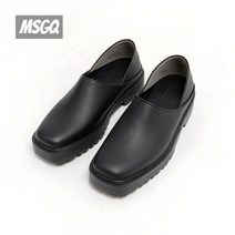 MSGQ 남자 블로퍼 구두슬리퍼 뮬 투웨이 로퍼겸용 블랙 선제작 국산수제화