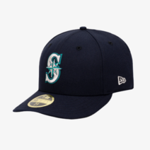 [국내매장판]뉴에라모자 MLB 어센틱 시애틀 매리너스 게임 로우 프로파일 사이즈캡 네이비 70360658