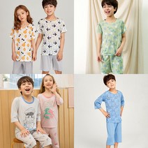 아동 키즈 주니어 7부 5부 내의 120-170 여름내복