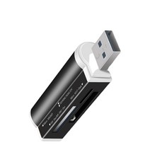 다채로운 올인원 메모리 SD 카드 리더기 스틱 프로 듀오 마이크로 t-플래시 플래시 읽기, 02 Black