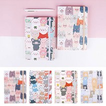 동물 디자인 하드커버 양장노트 수첩, 03-3. 돼지 L