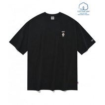 EBBETSFIELD 이벳필드 22SS 보더콜리 베이스볼 클럽 반팔티 블랙