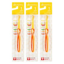 닥터마미 키즈칫솔 1단계 여아 1P 유아 칫솔, 3개