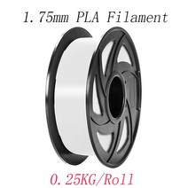 가정용 3d 레이저 프린터 대형 프린팅 재료 필라멘트 소모품 3d 부품 액세서리 0.25kg롤 직경 1.75mm pla 화이트 블랙 레드 블루 옐로우 핑크 그린 오렌지 게리, 흰색-0.25kg-pla, 협력사