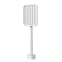 오토모 충전식 180도 회전 프리미엄 전기 모기채 ATM-1200MK, 화이트