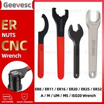 밀링머신 ER8 ER11 ER20 렌치 A M UM MS C O CNC 너트 ISO APU 드릴 머시닝 센터 조각 밀링 머신, 34 ER20 O