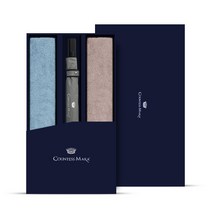 송월타월 타월우산 SW콤보세트 07, 1개, 남색우산+자주수건