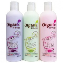 오가닉 고양이샴푸 500ml x 3통, 단모용