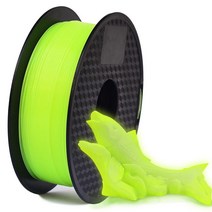 어둠 속에서 빛나는 PLA 필라멘트 1.75mm 1kg 빛나는 플라스틱 3D 인쇄 재료 3d 프린터, 05 Luminous Yellow