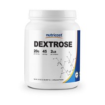뉴트리코스트 Nutricost Dextrose Powder 덱스트로오스 파우더 무맛 907g 1개, 1
