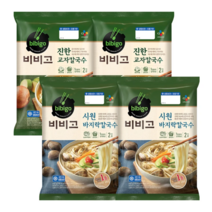 비비고칼국수 2인분 x 4봉 코스트코 비비고 교자 바지락 칼국수, 진한교자 2봉 + 시원바지락 2봉