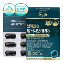 알티지 오메가3 징코 은행잎추출물 플라보놀배당체 30캡슐 1개월 노르웨이산 epa dha, 1개