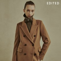 에디티드 EDITED 실크 울 블렌딩 롱 코트