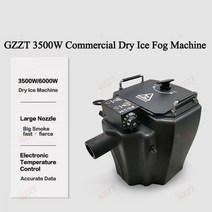 GZZT 상업용 드라이 아이스 포그 기계 분무기 솔리드 포거 스모크 메이커 무대 웨딩 바 3500W, 02 220-240V 50-60Hz_01 미국