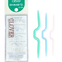 미소털실 꽈배기 바늘 세트 뜨개질도구, M형 꽈배기 바늘 세트
