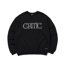 크리틱 Shine Logo Sweatshirt Black
