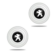 2/4pcs 실리콘 도어 충격 스티커 흡수기 충격 패드 푸조 206 207 307 3008 2008 308 408 508 301 208 액세, 03 Transparent 2pcs