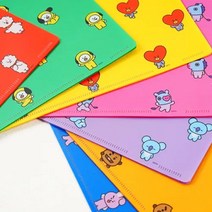BT21 투포켓파일 클리어파일, 망