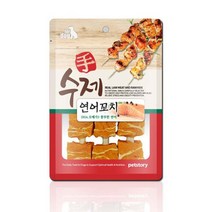 반려견 연어꼬치 90g 수제간식 저염 저지방 보상 개껌, 없음