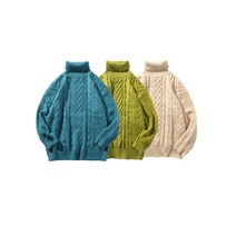 목폴라 꽈배기 니트 스웨터 sweater [스트릿 명품 편집샵 람스]