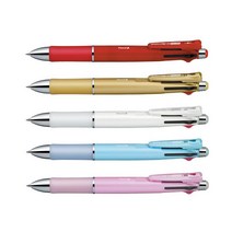 (제브라) 클립온 멀티펜 4색 볼펜 샤프 혼합펜 B4SA2 B4SA3, 매트블랙(MBK)