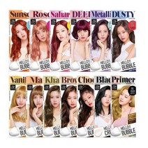 T-MALL 미쟝센 헬로버블 폼 컬러 염색 (12컬러 ) 손상 걱정없이 선명한 컬러! 셀프 염색, 6N-초코브라운