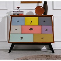 유니크 빈티지 파스텔 엔틱 디자인 콘솔 / 북유럽 높은 화분 안방 낮은