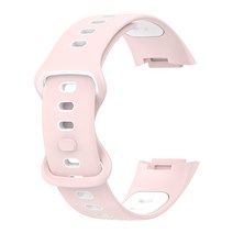 Fitbit Charge 5 스트랩 방수 투톤 고무 손목 밴드 핏비트 시계줄, #7, For Fitbit Charge 5