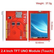 LCD 모듈 240x320 2.42.83.23.54.0 SPI TFT 터치 패널 직렬 포트 PBC ILI9341 포함 2.8 인치 백색 LED 디스플레이, [01] 2.4 TFT ILI9341