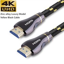 DVI 모니터 케이블 4K 60HZ HDMI 케이블 V 2.0 오디오 비디오 삼성 LG 소니 TCL PS5 PS4 TV 상자 8K 분배기 스위치 박스 1M 10M 20M, Luxury Round 4K HDMI _5m