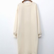 세라제이 루즈핏 베이직 기모 롱원피스