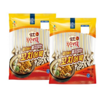 (냉동)cj제일제당 삼호 꼬치어묵 600gx2개 꼬칭어묵, 1세트, 600g