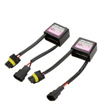 2Pcs 크세논 Hid 디코더 키트 Hid 라이트 램프 릴레이 커패시터 오류 경고 캔슬러 깜박임, 하나