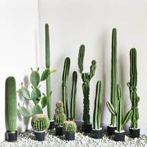 하이따거 진짜같은선인장 인조 실내녹색식물 인테리어조화나무, 1개, 1.5M