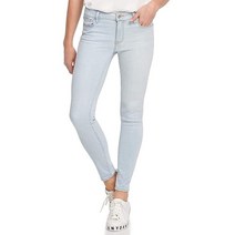 DKNY 여성용 바릭 미드 라이즈 스키니 진 다크 워시