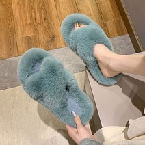 털실내화 귀여운 슬리퍼 겨울 나기 부들 부들 여자