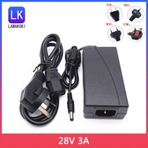 28V 3A 스위칭 전원 공급 장치 어댑터 DC 안정화 코드 3000ma, 01 US_01 28V 3A