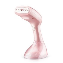 KONK-핸드헬드 스티머 1500W 강력한 의류용 휴대용 15 초 빠른 가열 스팀 다리미 가정용 여행용 경량 원, 01 pink_02 EU