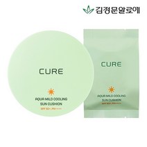 김정문알로에 [김정문알로에] 큐어 아쿠아 마일드 선쿠션 시즌3 본품+리필