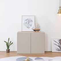 [천삼백케이] [나무뜰] 칸느 800 월플렉스 높은 수납 거실장 BSC225, 화이트